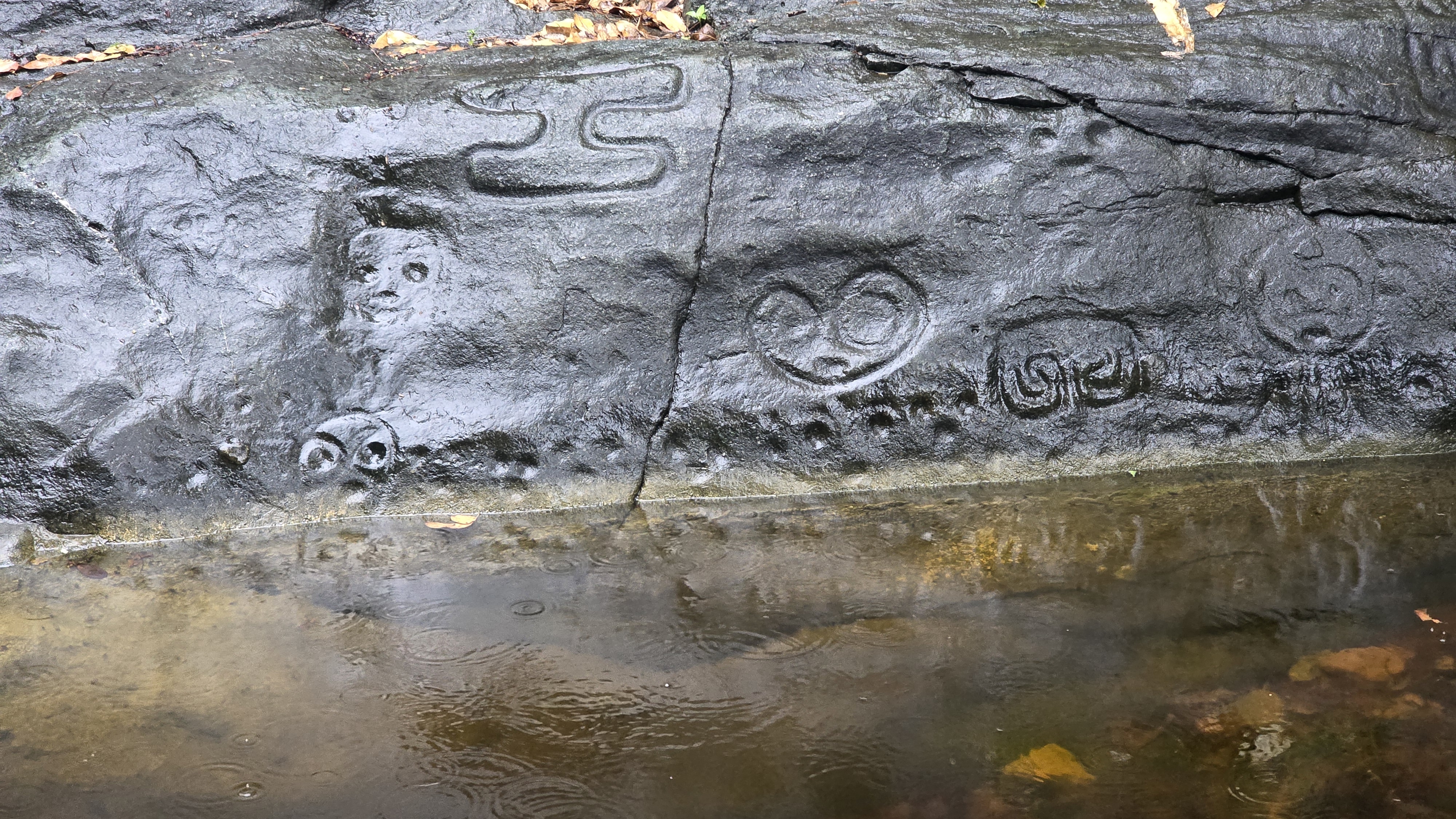 Petroglyphs on Reef Bay Trail